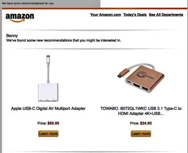Amazon Up-Sell 